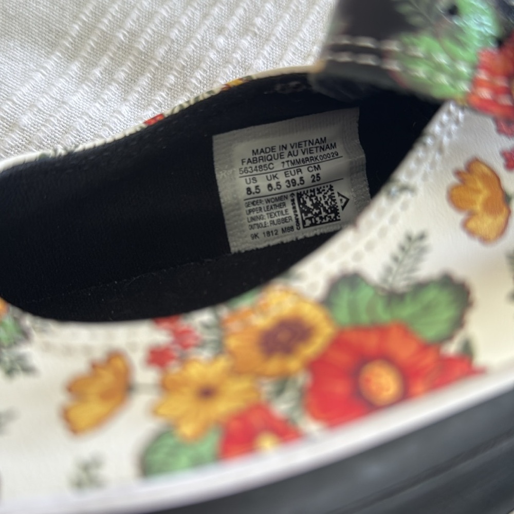 Leather Floral Converse All Star Mary Jane - Picture 4 of 5